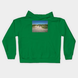 vintage style hedge Kids Hoodie